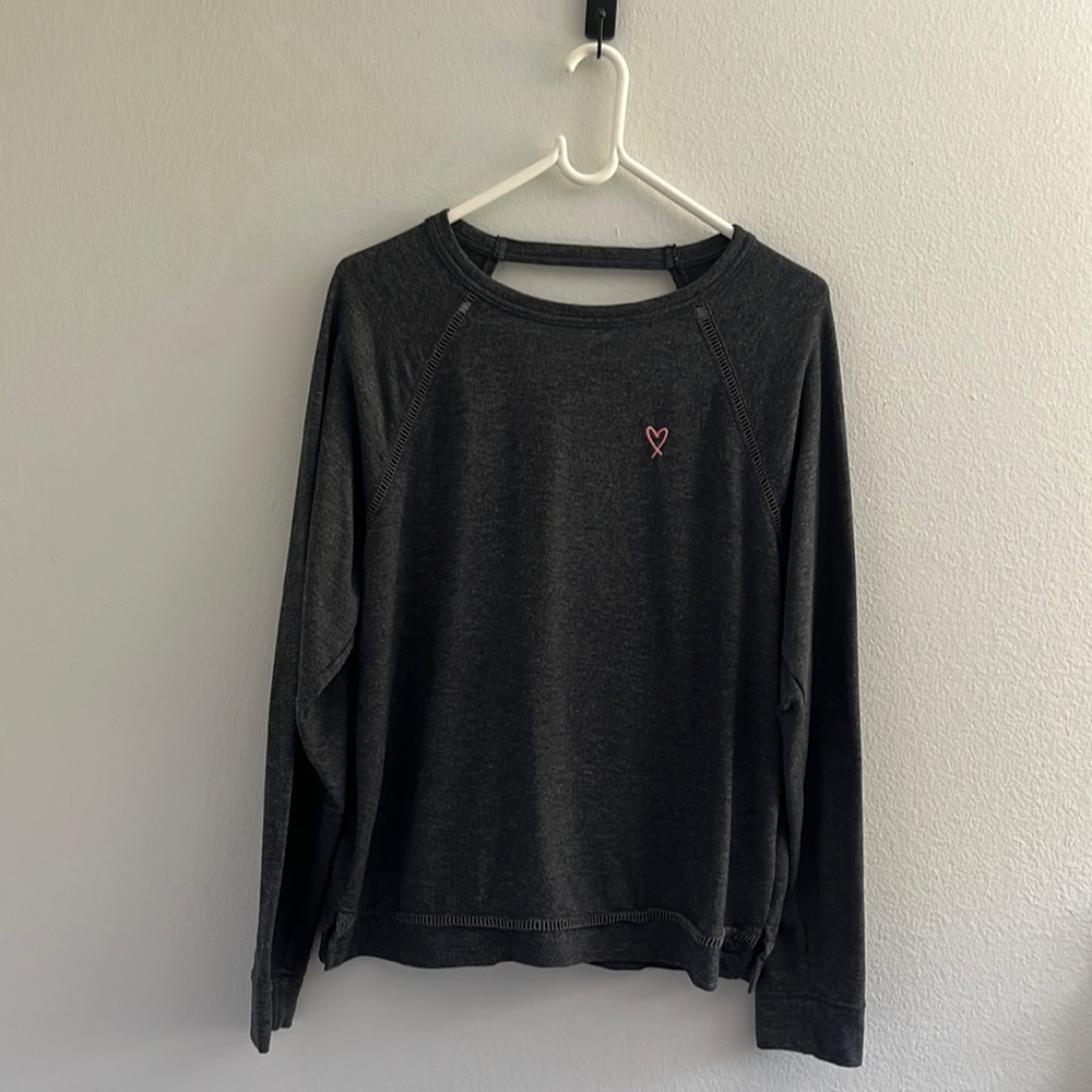 Victoria’s Secret • Dark Heathered Gray Top